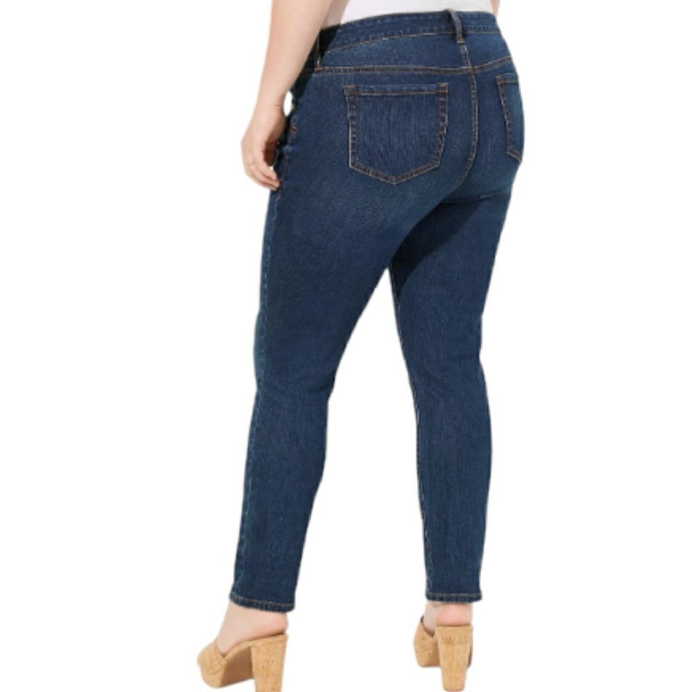 Torrid Boyfriend Straight Vintage Stretch Mid-Rise Jean, 22R - Picture 7 of 8